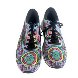 Brooks Ghost 15 Shoes Mens Size 9 Multicolor Pride Rainbow Running 1103931D058